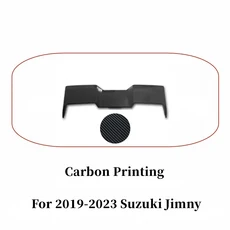 스즈키 짐니 JB64 2019 자동차 리어 루프 스포일러 바디 테일게이트 탑 윙 장식 액세서리, 02 Carbon Printing