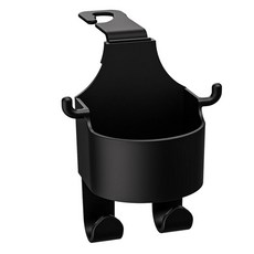 車用水杯架 置杯架 水杯架 汽車杯架 車用杯架 車載水杯架 車用置杯架 車用飲料杯架 杯架, 黑色, 1個