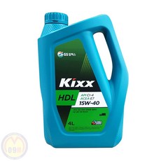 GS 디젤 엔진오일 KIXX DL 4L 점도 15W/40 GS-CALTE