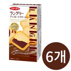 이토제과 랑그리 초코 샌드 6개입 6상자, 6개, 85g