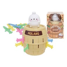 몰랑 복불복 미니 룰렛 게임 얼집 어린이집 유아 완구 놀이 키즈 아동 도구, 1개