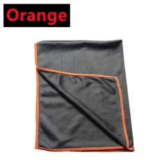 다기능 탄소 섬유 타올 극세사 천 세차 주방 식기 세척 도구 신제품, Orange, 4PCS