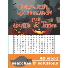 Halloween Wordsearch: For Adults and Teens Paperback, Independently Published