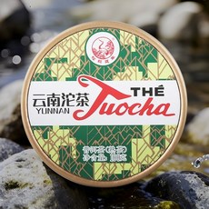 하관 타차 2024년 윈난 100g 보이차 숙차 잎, 1개