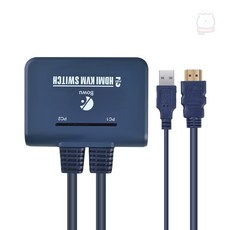 [現貨] BOWU 2埠HDMI 4K2K KVM電腦切換器, 1個