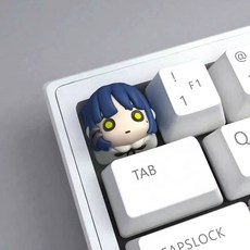NF Keycap 고독한 락 키캡 포치 캐릭터 레진 아트 키캡, 1개, NF 야마다 료 키캡