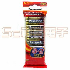 Panasonic 國際牌 大電流鹼性電池 AA(3號)/AAA(4號), 1個