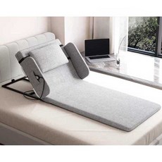 환자 등받이침대 전동 리프팅 모션베드 75 95cm 의료용 개방형 간병, 1. 폭75 짧은-고밀도 회색+팔걸이