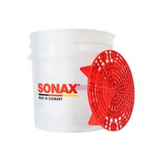 소낙스 세차 버킷 18L + 소낙스 그릿필터 레드 그릿가드 대용량 세차물통 세차용품