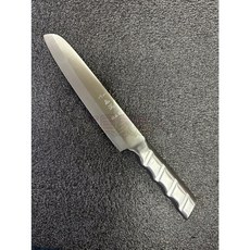 工具家達人 西滿鐵店台灣製三合鋼鐵柄多功能料理刀具組 (三德刀/水果刀/日式菜刀/牛刀/廚師刀), 1個, 18cm 平頭水果刀,店家額外磨利