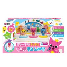 핑크퐁 동요 노래방 완구, 혼합색상, 1개