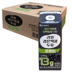연세두유 리얼 검은약콩 두유 프로틴, 16개, 190ml