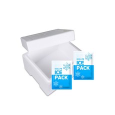 남들과다르게 스티로폼 박스 김치3kg (아이스팩 2개 무료증정) 아이스박스, 1개, 화이트