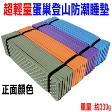 超輕量戶外登山雙蛋槽防潮墊, 限郵寄 / 紫色 一 件, 紫色