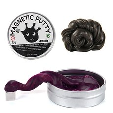 자석 클레이 슬라임 퍼티 고급형 모음 고급형만이 자석과 밀당 가능, 자석 클레이 고급형 검정, 50g, 1개