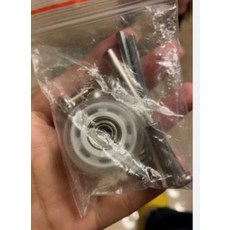 롤러스케이트 신발 LED 장착 인라인 스타일 히든 경량, 1개, 대형 4륜 액세서리 키트