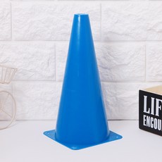 칼라콘 28cm 블루 트레이닝 라바콘 콘 체육 대회 용품, 단품