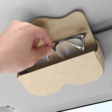 프라픽 썬바이저 선글라스 수납 홀더 차량용 안경 케이스 M13160, 블랙