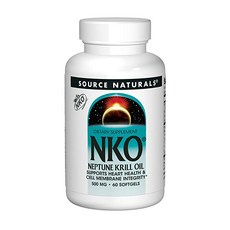 SOURCE NATURALS 海王星磷蝦油膠囊 500mg, 1罐, 60顆