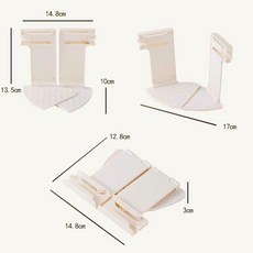 旋轉床單固定器 安全無針固定, 摺疊牀單固定器【固定器+固定條】