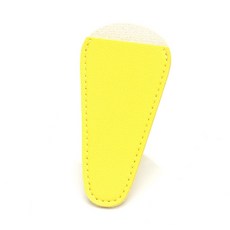 가위 칼집 마모 방지 가죽 가위 커버 휴대용 다기능, 노란색