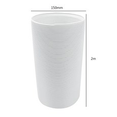 덕트 연장 파이프 망원경 텔레스코픽 에어컨 배기 호스 모바일 벤트, 4) 150mm x 2M