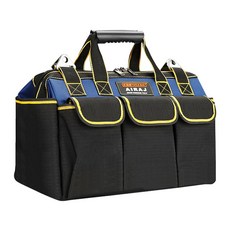 ARZ 電動工具耐重包【實拍現貨 C105】防水加厚五金工具包 大容量露營工具包 重型工具包 維修工具袋, 1個