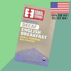 이퀄 익스체 디카페인 잉글리시 브렉퍼스트 홍차 티백 20개 1.41온스 40g Equal Exchange, 이퀄 익스체 디카페인 잉글리시 브렉퍼스트 홍차 티백 2, 2g, 1