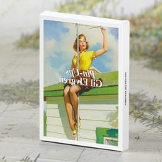 레트로엽서 빈티지 핀업걸 그림 감성 인테리어 소품 30장, 상세페이지 참조, 핀업걸 빈티지 그림엽서(30p)