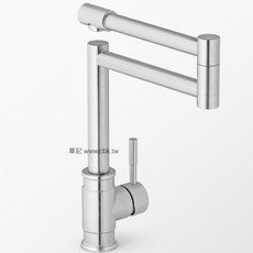 永昕衛廚 海廷頓 不鏽鋼拉絲 廚房龍頭 K1224742-TW, 1個, 單龍頭(不含冷熱凡而)