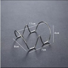 타코튀김기 바스켓 브리또 스텐 타코 나초 홀더 몰드, A. 2구 U형 빵틀