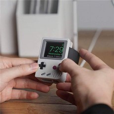Apple Watch 遊戲機造型充電座, 經典白, 1個