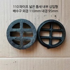 원형 하수구 덮개 주철맨홀뚜껑 미끄럼방지 디자인 배수로 빗물 차단 안전한 커버