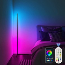 Fntek LED RGB Corner Floor Lamp (Minimalism 19inch) 259793 8716508881