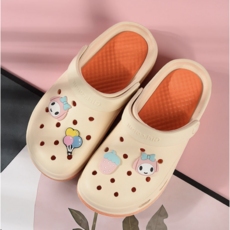 Belle女款EVA粉彩草莓水上氣墊涼鞋拖鞋 春夏秋季四季 E-S029