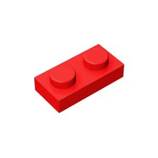 1X2 호환블록 3023 28653 6225 모델 호환 3개입 1세트, 010 Red