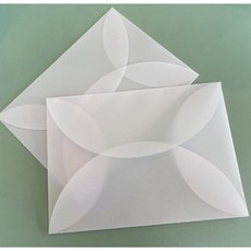 꽃잎 청첩장 반투명 봉투 160 x 110mm 30장, 30개