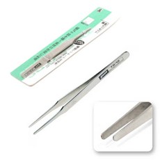 핀셋(TS-13)-정밀핀셋 네일아트 교재용 부품 눈썹작업 수작업 공구 스테인레스, 1개