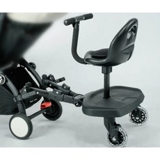 버기보드 뒷좌석 연결 연장 보조의자 둘째 범용 트레일러, C. 블랙 업그레이드형