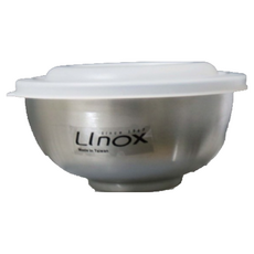 Linox 廚之坊 304不鏽鋼抗菌兒童隔熱碗(附蓋), 單色, 1個, 單入 (無附外盒)