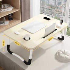 365 접이식 좌식 베드 테이블 다용도 침대 미니 보조 책상, 화이트