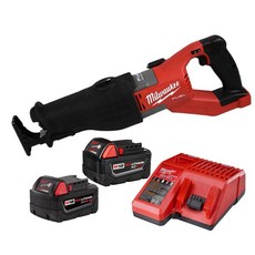 美沃奇 米沃奇 2722-20 18V大馬力軍刀鋸套裝 M18 FUEL超級收縮可調速無刷馬達軍刀鋸, 1個, 單機＋5.0+充電器