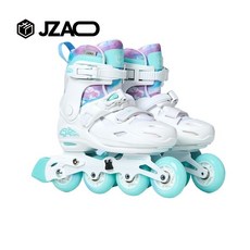J.ZAO 롤러스케이트 아동 초중고 초학 단화, 팔륜전섬광오로라 청단화