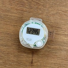 야마사 만보계 만보기 휴대용 클립형 건강 걷기 조깅 운동 (MP-100), MP-100C  클리어, 1개, 1개입