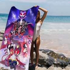 애니메이션 비치 수영 타월 흡 수건 선물 여행 캠핑, 1개, E. z6