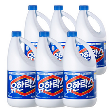 유한락스 레귤러 4L x4개 (1박스) /살균/소독, 6개, 2L