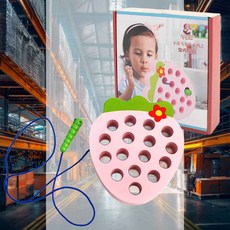 도형막대 실꿰기 교육완구 모양만들기 사고력게임 공간지각력 실장난감 소근육발달