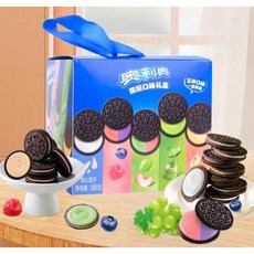 중국 오레오 5가지 맛 세트 과자 선물상자 388g, 1세트, 1개