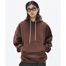 SOVERMENT 950G 솔리드 후드-포바 다크 브라운-