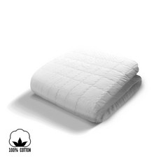 이메텍 프리미엄 전기요 순면 전용커버 누비 문양 (싱글)-보이로호환가능, 그레이